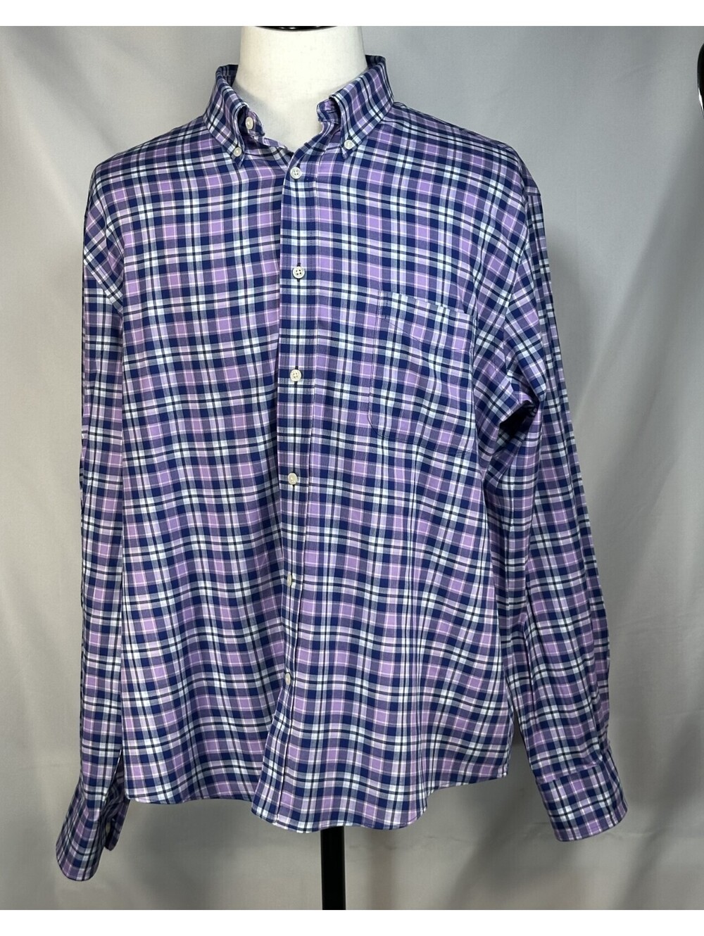 Ralph Lauren Regular Stretch Oxford Button Up Blue Mens M